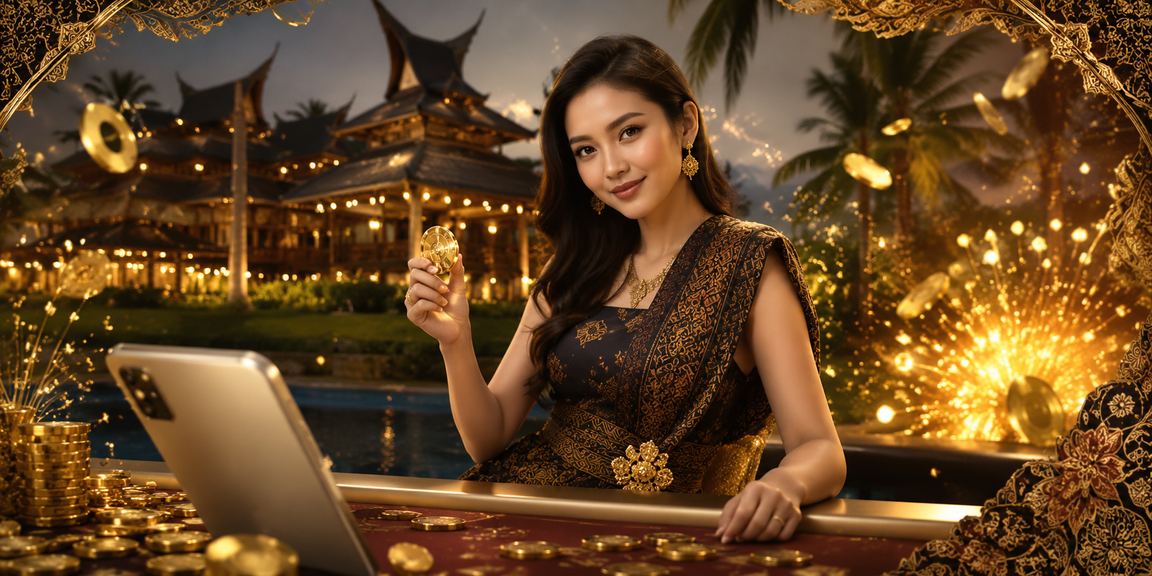 Mobile casino player in Sarawak with an eye-catching batik design